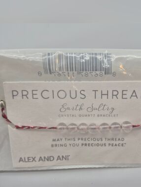 Alex And Ani Precious Threads Earth Sultry Cystal Quart Expandable Bracelet New